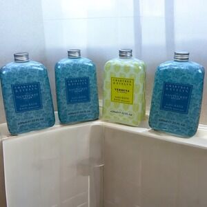 Crabtree & Evelyn Bubble Bath Lot 4x 22oz Nantucket Briar Verbena Lavender NIB